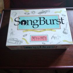 Song burst 50' and 60' Game Board Vintage 