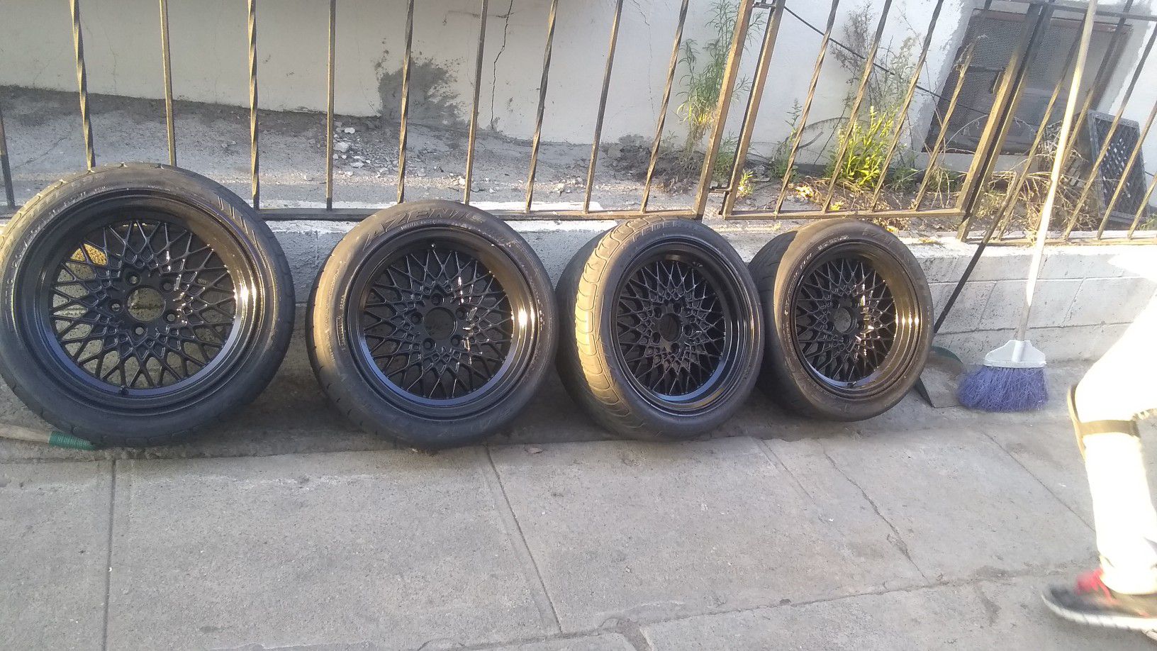 5 lug aftermarket rims black 16 similar to the enkei wheels
