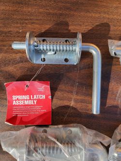 DEAD BOLT LATCH SPRING LOADED