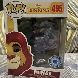 Funko Pop Mufasa PIAB Exclusive Glitter Figure 