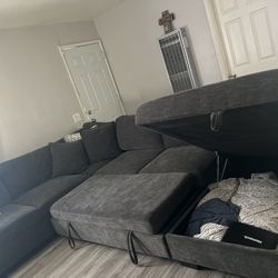 Small Sectional Couch With Pullout Bed 