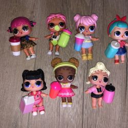 7 LOL Doll collection
