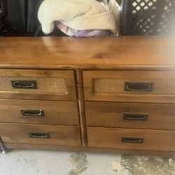 six chore wood dresser (little folks furniture )
