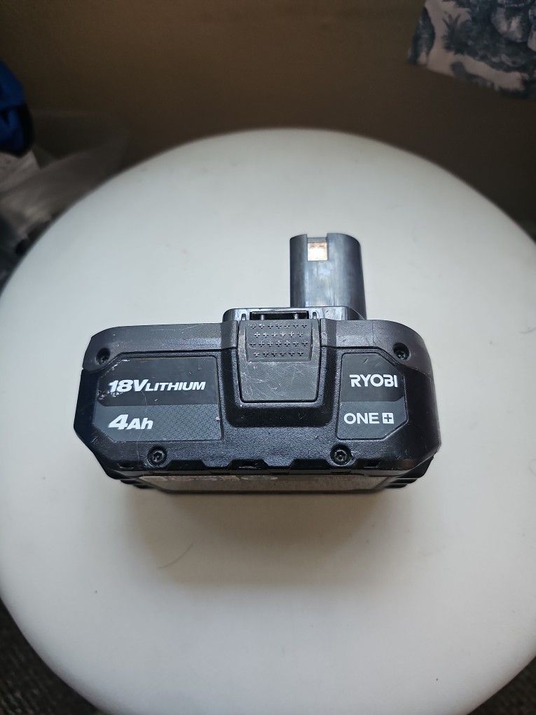 Ryobi One+18V Lithium 4ah Battery