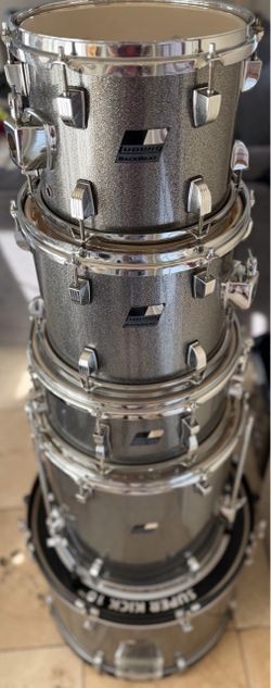 Ludwig Backbeat 5-Piece Drum Shell Pack – Silver Sparkle