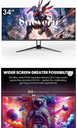 34” ULTRAWIDE gaming monitor