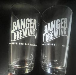 Banger Brewing glasses