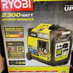 RYOBI 2,300-Watt Recoil Start Bluetooth Super Quiet Gasoline Powered

