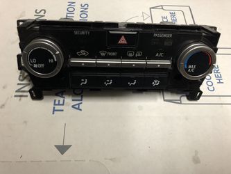 2012-2014 Toyota Camry AC Heater Controls
