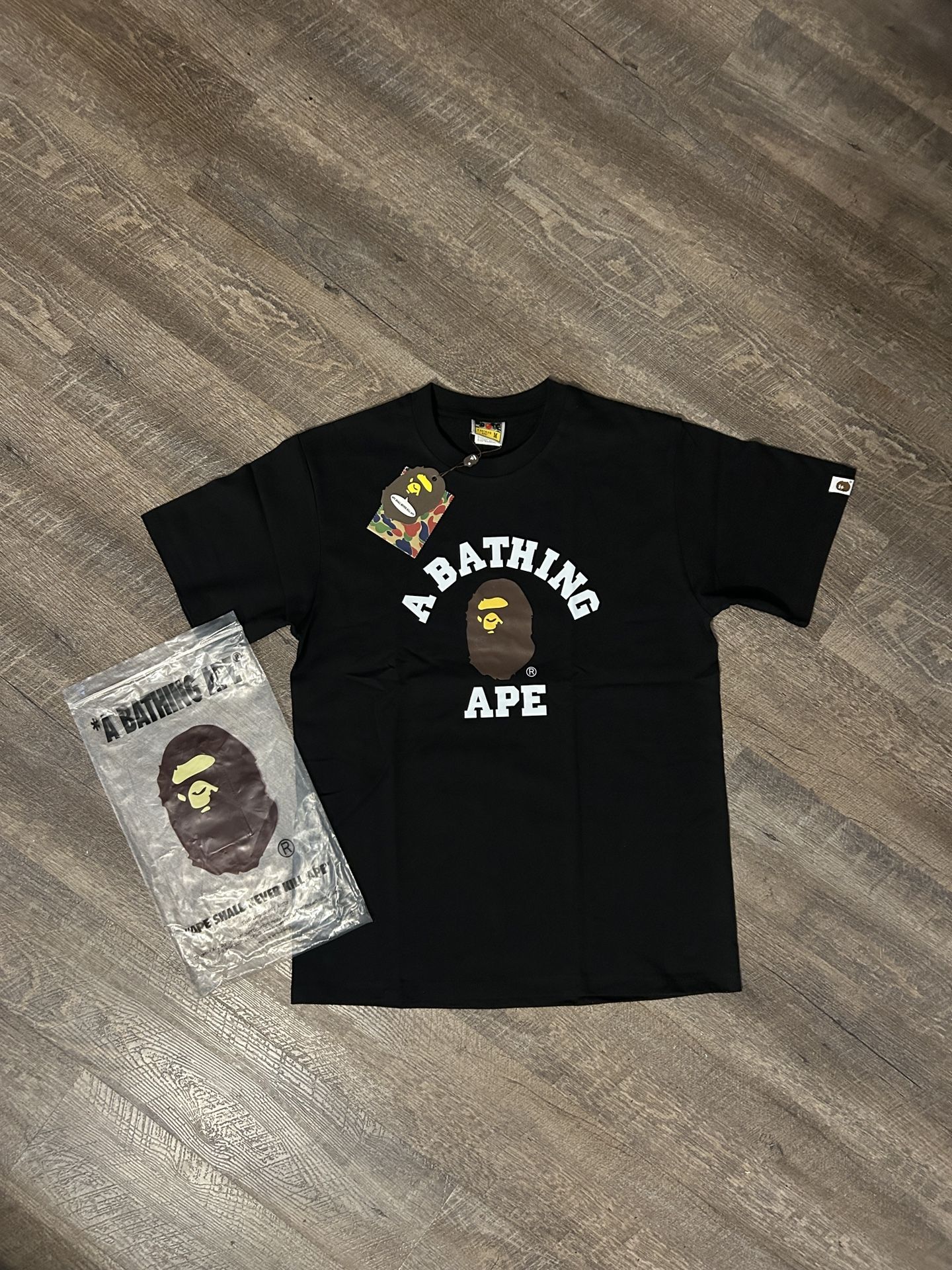  black bape tee