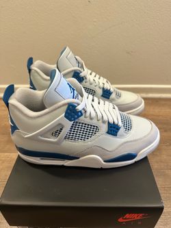 New Men’s Jordan 4 Military Blue