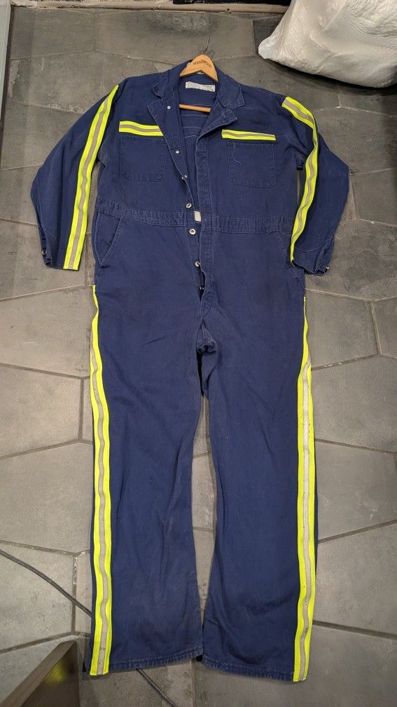 XL Coveralls High Quality Worker Hi Vis Long Sleeve Coverall