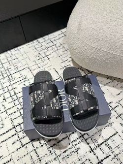 Dior Oblique Slide Sandals