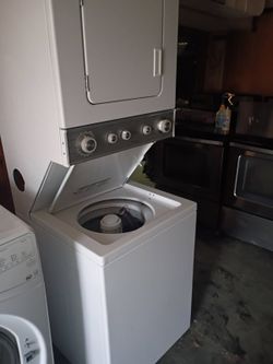 NEW STACKABLE WASHER AND ELECTRIC DRYER 