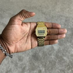 Gold Digital Watch 