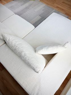 Beige 3-piece Sectional Sofa