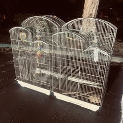 Almond color Bird Cages. Prices Are Negotiable 
