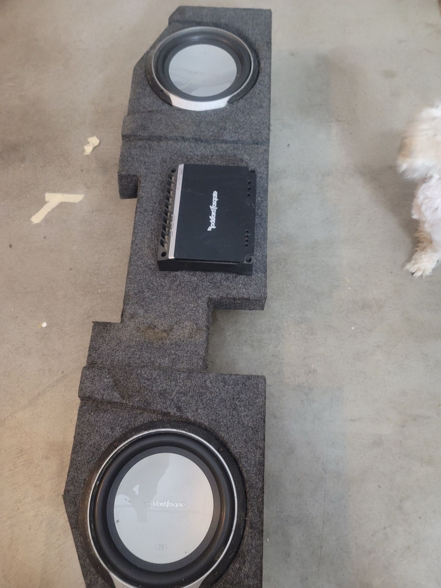 Subwoofers- Rockford Fosgate with Amp