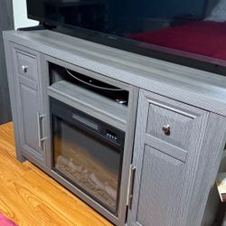 Fire Place Dresser Tv Stand 
