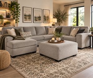 3-Piece Sectional + Ottoman