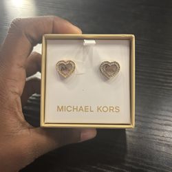 michael kors bracelet and earrings set