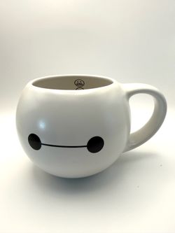 Disney Parks Big Hero 6 Baymax Oversized White Ceramic Mug