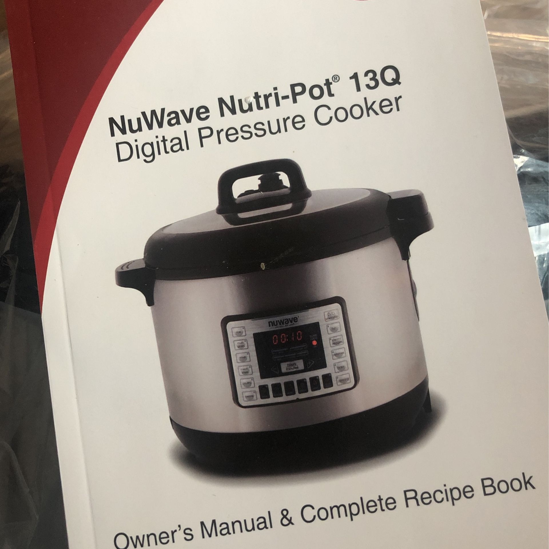 Brand New In Box: NuWave 13 Quart Electric Pressure Cooker in Black