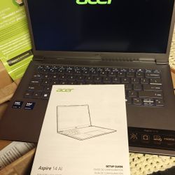 Acer Aspire 14 AI Touchscreen Laptop New Never Used 