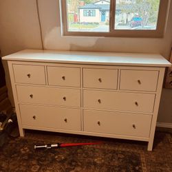IKEA Hemnes White 8 Drawer Dresser