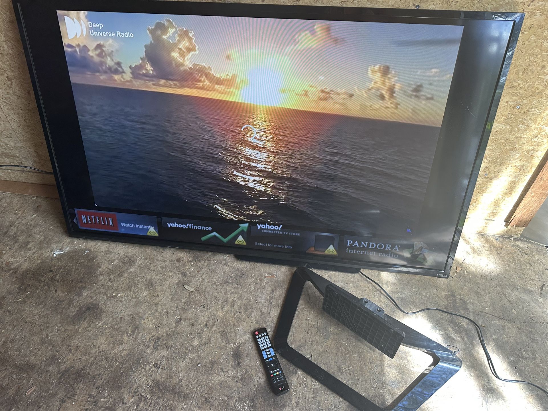 Vizio 70β & LG 55β LED Smart TVs β Both Fully Working, One Remote Included