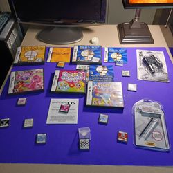 Nintendo DS / DS Lite Dsxl DSi 11 Games Plus Brand New Impact Car Adapter / Right And Protect Pack And 100 Classic DS Books All Perfect Condition