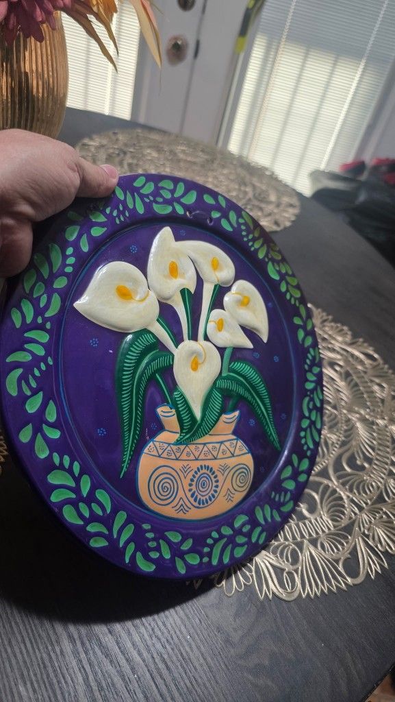 Mexican Pottery Wall Plate