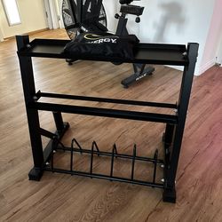 Kettlebell Dumbbell Plate Barbell Rack/Holder