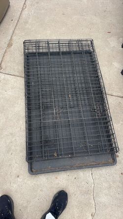 Large Folding Wire Dog Crate