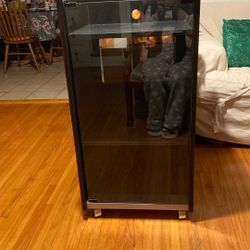 Pioneer Media Cabinet with Glass Door
