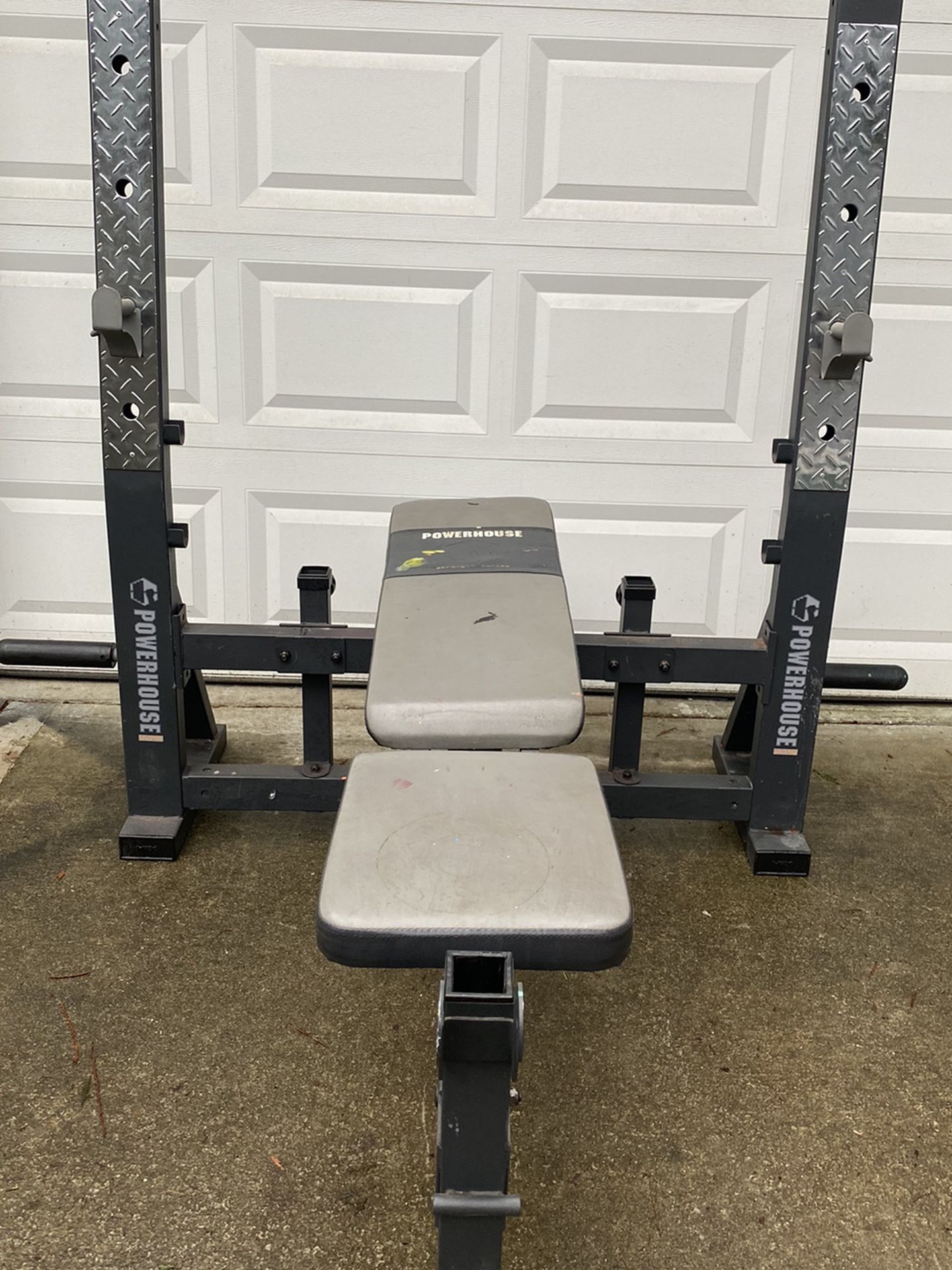 Bench Press Squat Rack With Weight Storage