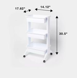 White utility cart