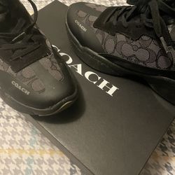 coach tennis shoes size 8.5 w