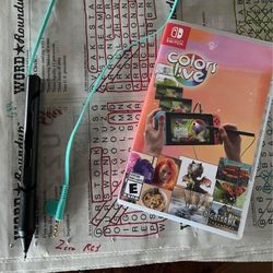 Colors Live Nintendo Switch With Stylus Pen 