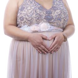 Adrianna Papell Tan/pink Dress