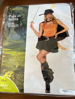 XS SHREK PUSS IN BOOTS COSTUME