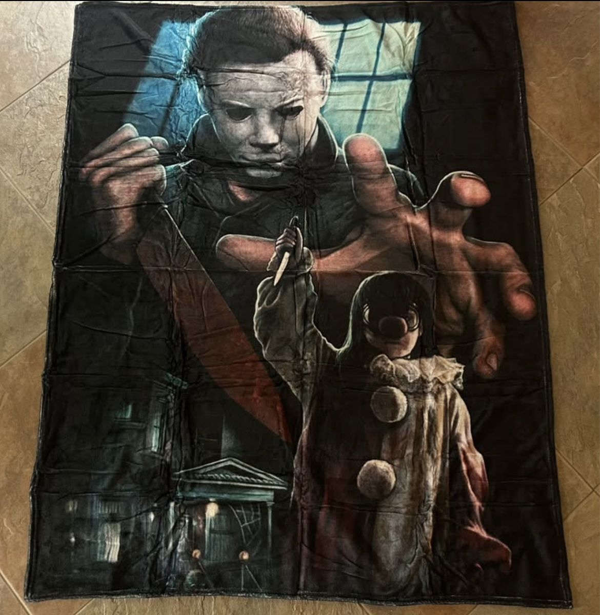 New Michael Myers Halloween Scary Throw Blanket