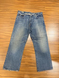 Vintage Abercrombie & Fitch Chugger Boot Design Baggy Jeans Mens 36x30