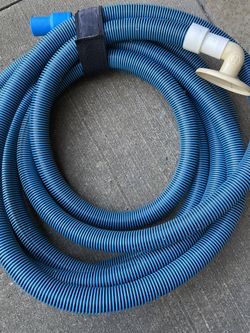 10 Ft Pool Vaccuum Hose Plus 7.5 Ft Double Barrel Water Bag