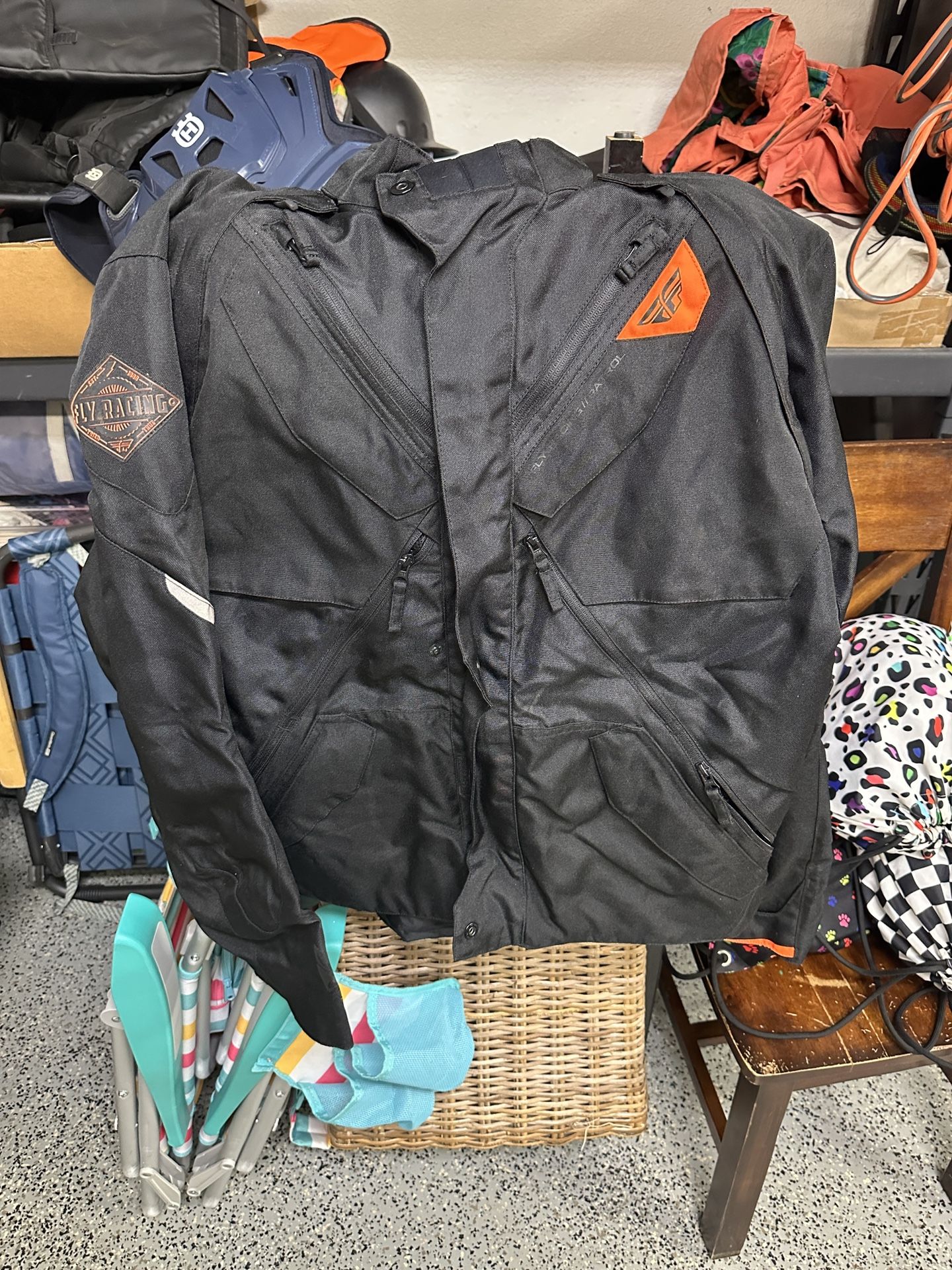 Motorcycle Riding Jacket Flat racing patrol Size Men’s Xxl