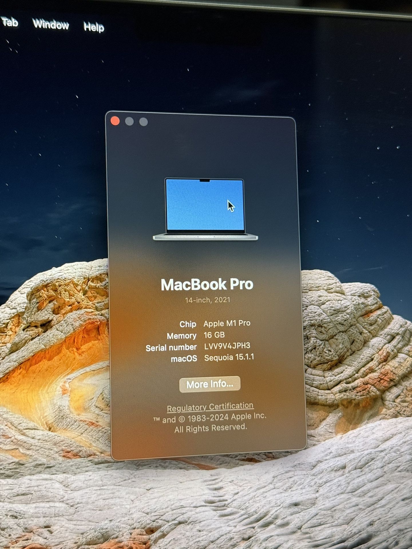 2021 MacBook Pro 14-Inch M1 Pro