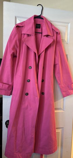 Pink Trench Coat