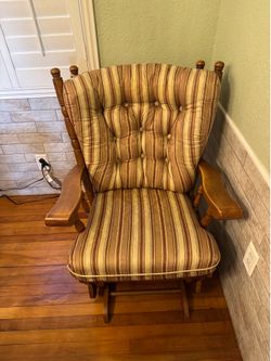 Glider rocking chair