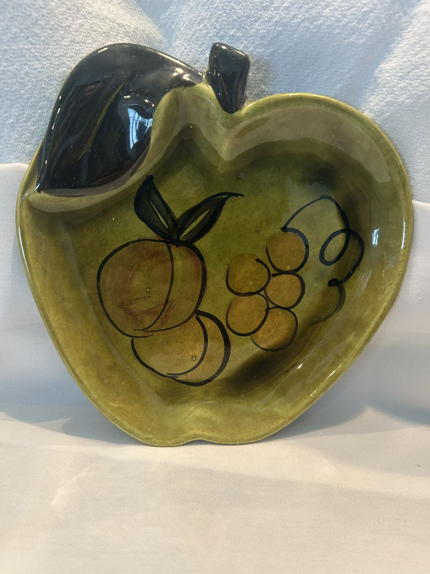 Vintage Los Angeles Pottery Fruit Dish