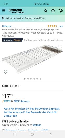 Furniture Deflector Air Vent Extender